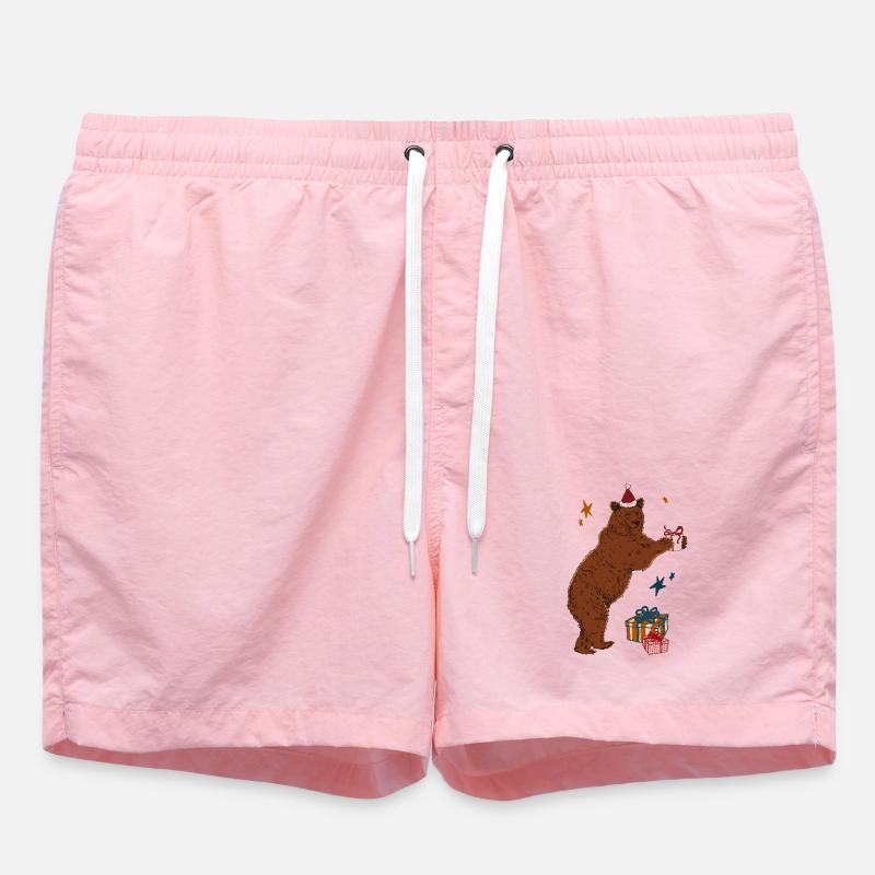 OURS DE NOËL - Short de bain - rose