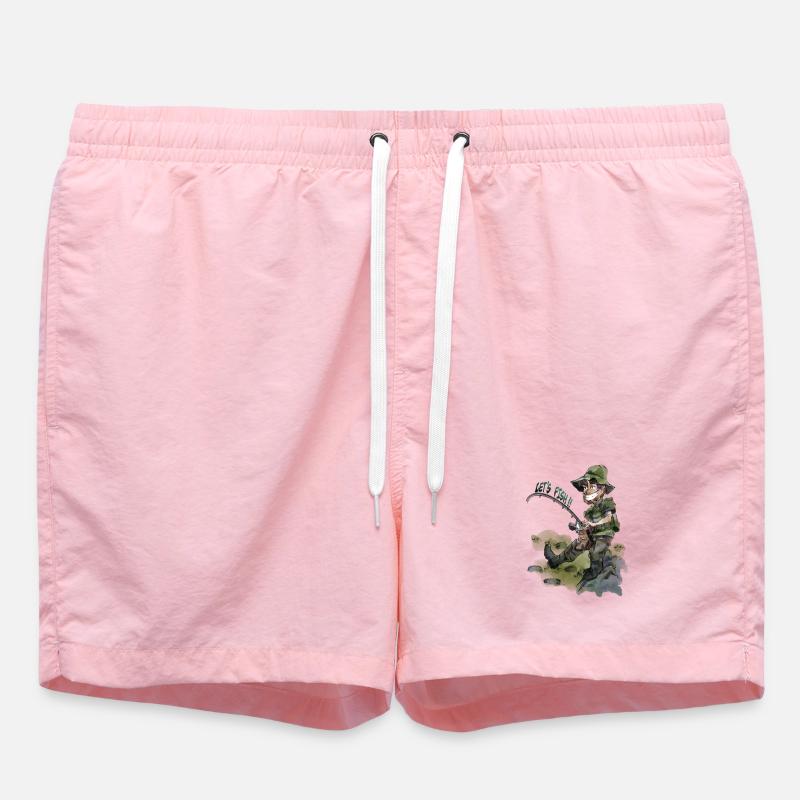 LET'S FISH - Short de bain - rose