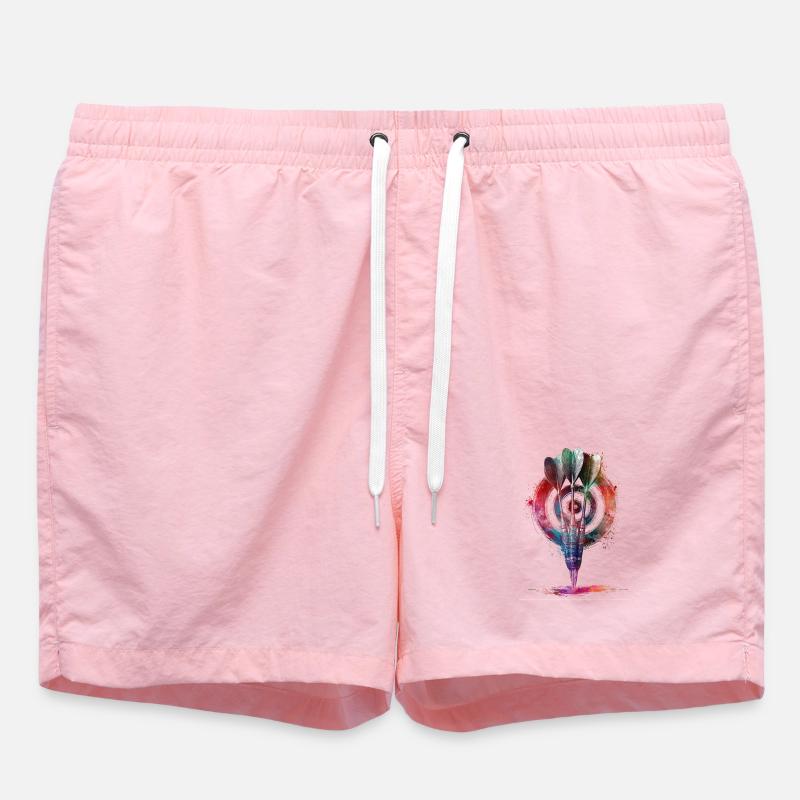 Jeux de fléchettes #darts #sport - Short de bain - rose