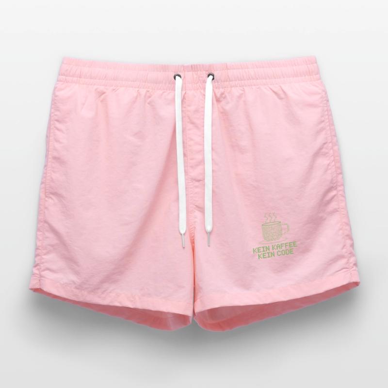 No Coffee No Code Programmer Computer Scientist Swim Trunks