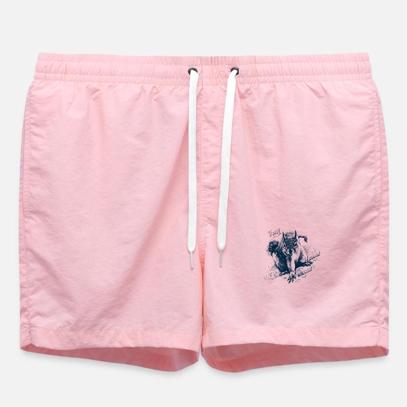 Super-héros écureuil - Short de bain - rose