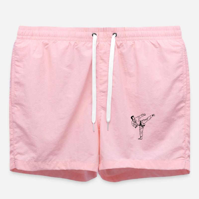 Sketch de karaté - Short de bain - rose