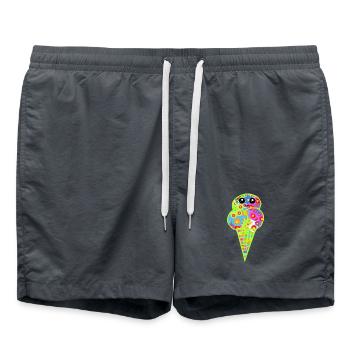 Retro Eis Vintage Kinder Kind 60er  - Swim Trunks -  - Front