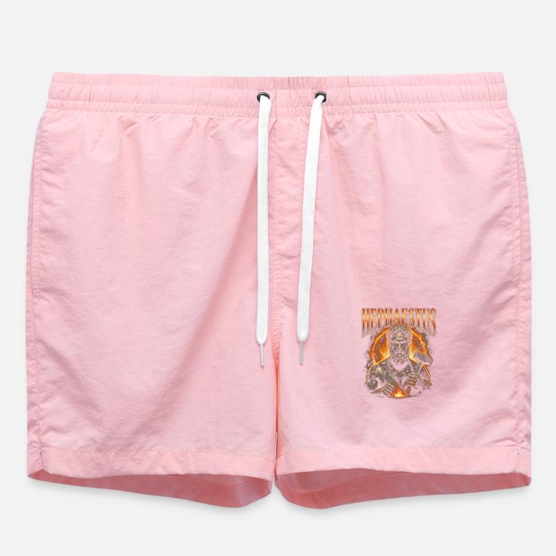 Hephaestus Blacksmithing - Swim Trunks - pink
