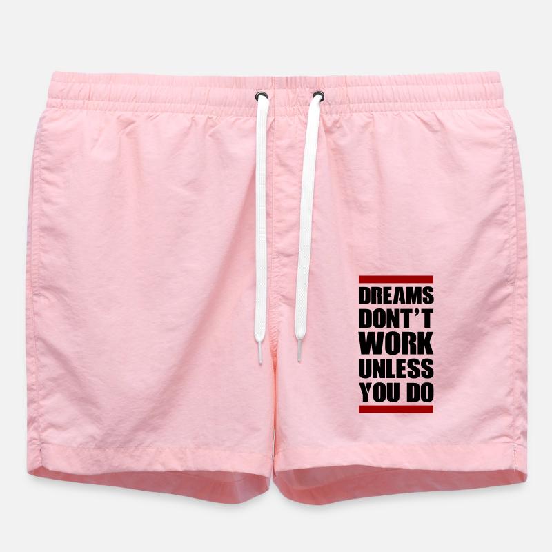 dreams don't work 01 - Swim Trunks - pink
