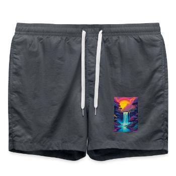 Landscape at sunset - Swim Trunks -  - Front