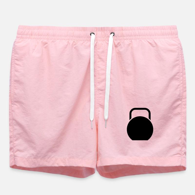 Kettlebell - Short de bain - rose