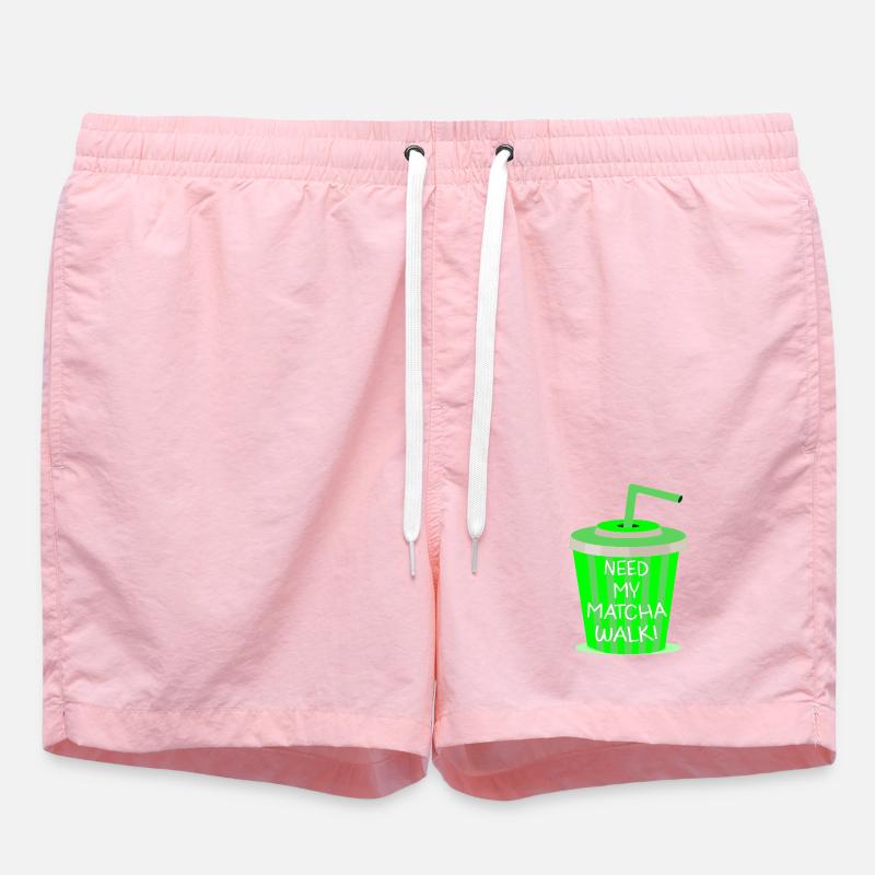 Matcha Walk - Short de bain - rose
