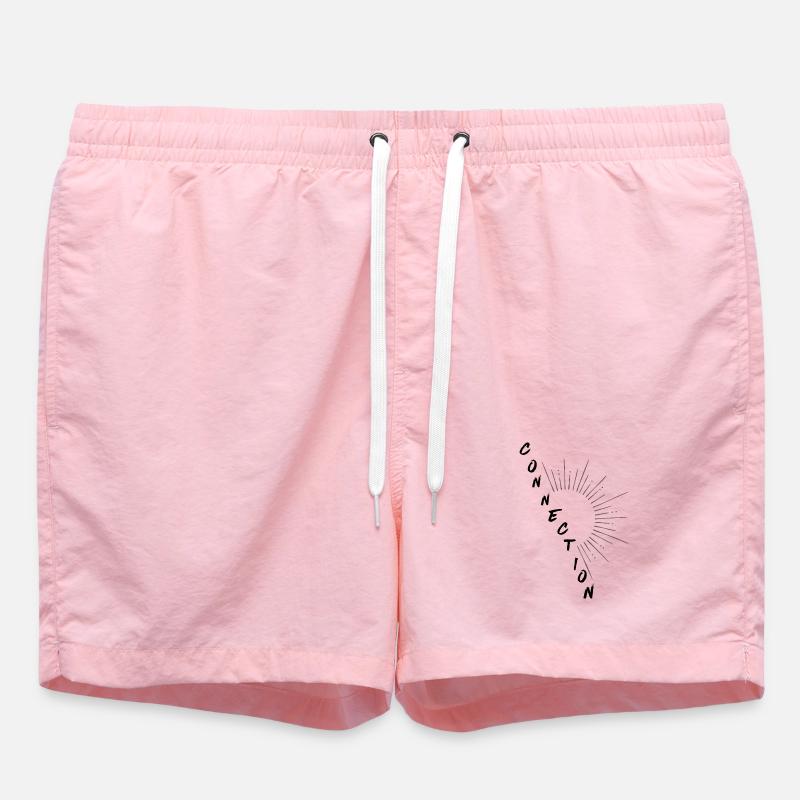 CONNECTION – Your Glow in the Universe - Swim Trunks - pink