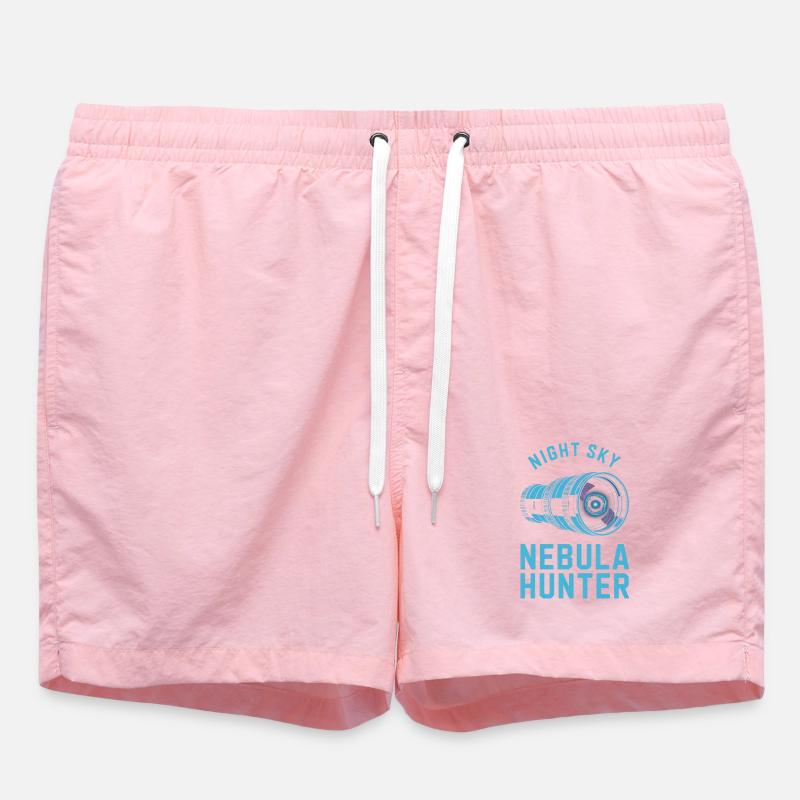 Nebula Hunter Night Sky Telescope - Swim Trunks - pink