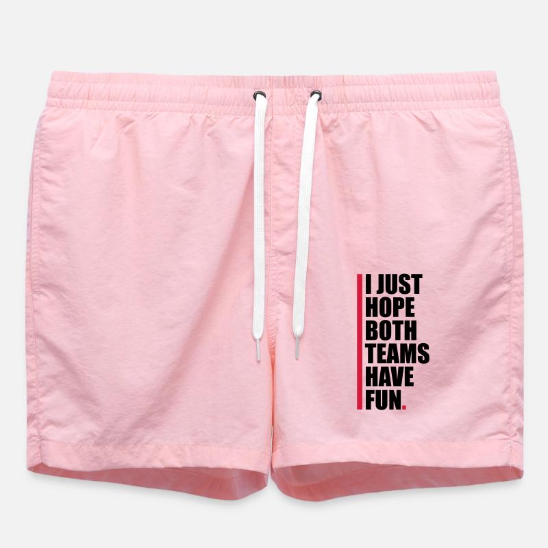 Both Teams Have Fun - Swim Trunks - pink