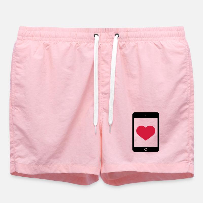 Love Smartphone Tablet - Short de bain - rose