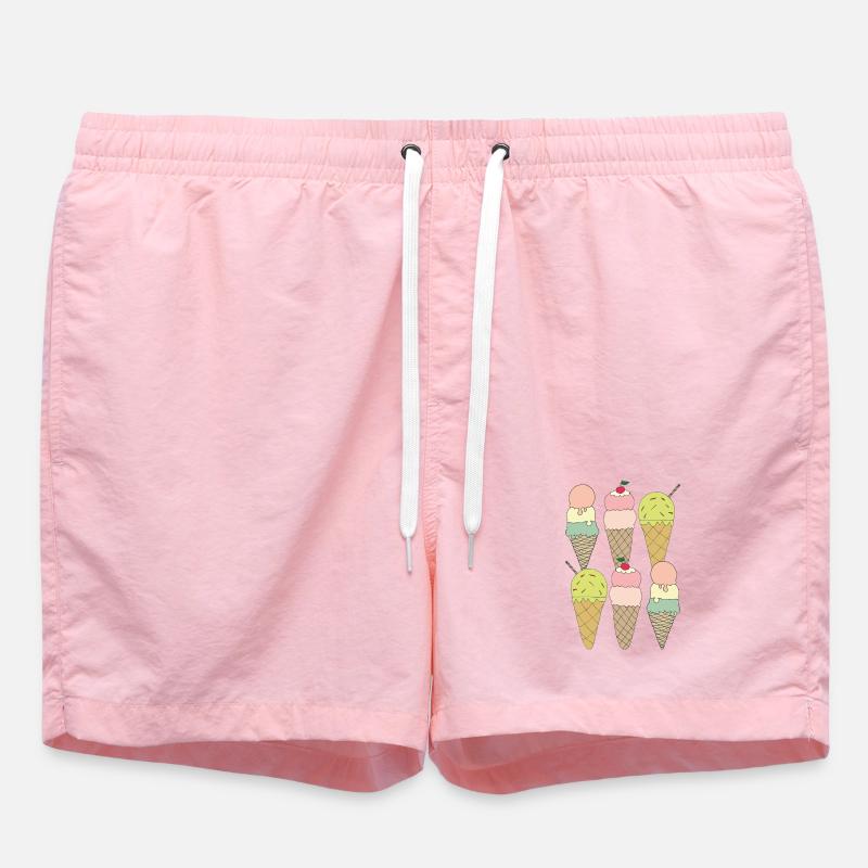eisvariationen 6fach - Badeshorts - Pink
