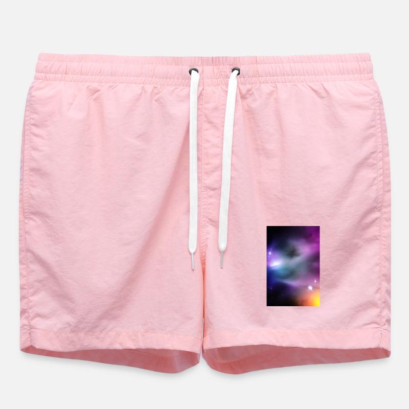 Image de la galaxie - Short de bain - rose