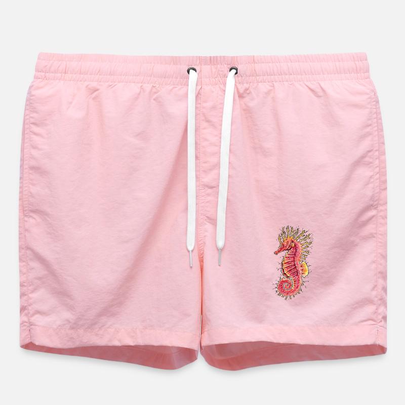 Hippocampe - Short de bain - rose