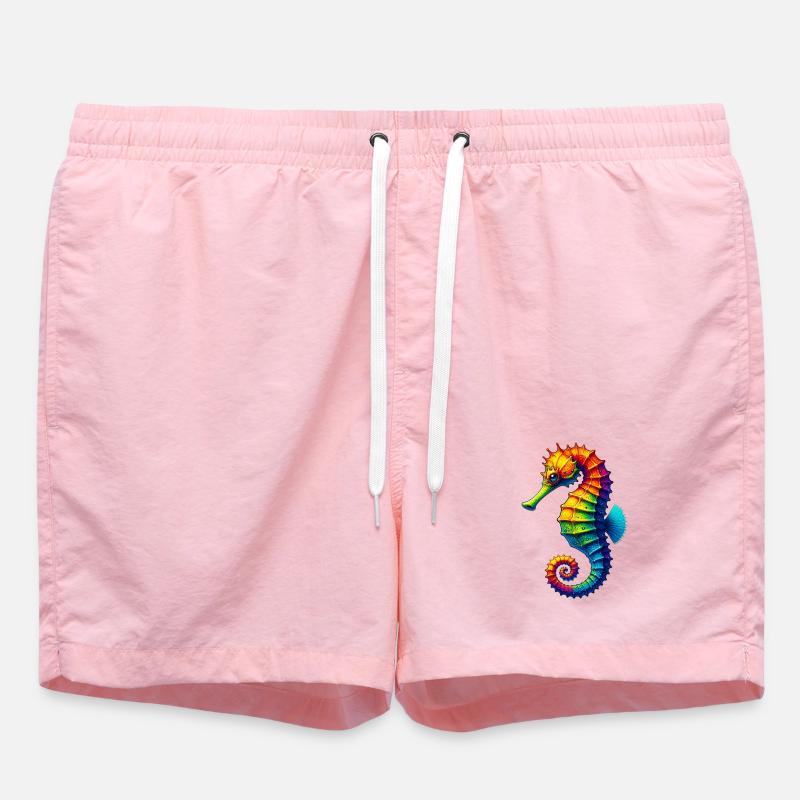 Hippocampe - Short de bain - rose