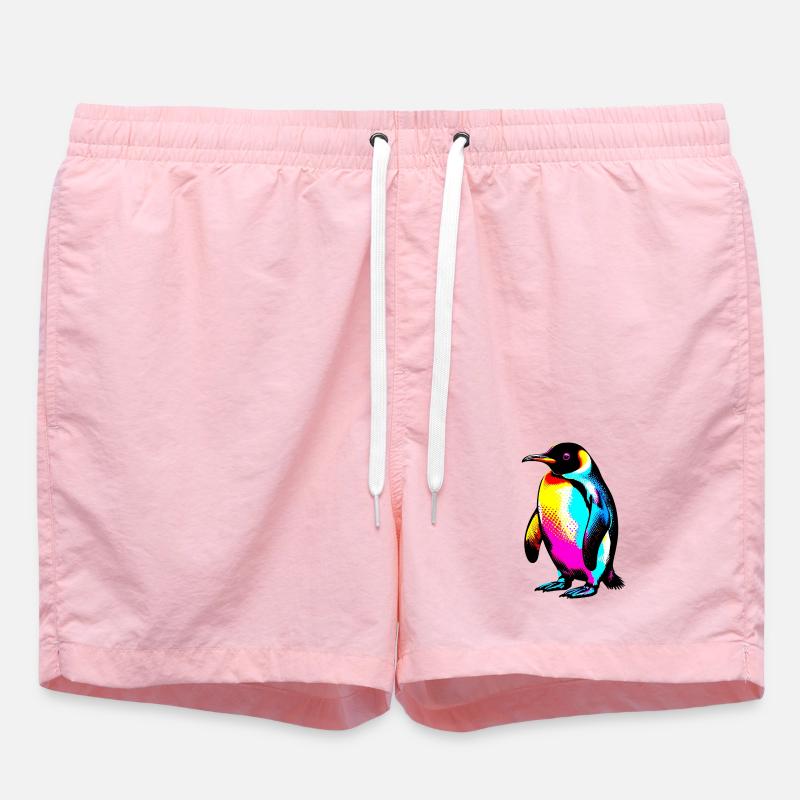 Pinguin - Badeshorts - Pink