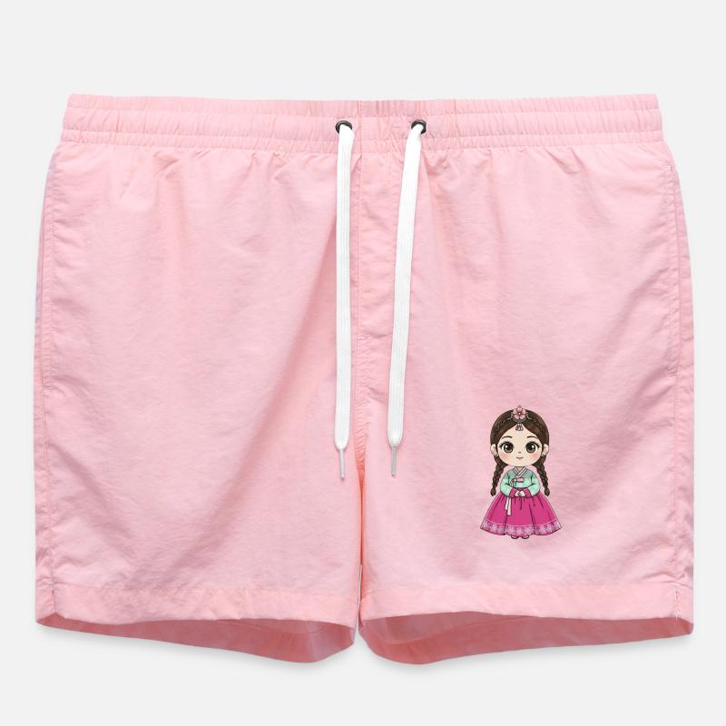 Chibi Hanbok Candy Dream Chaewon - Short de bain - rose