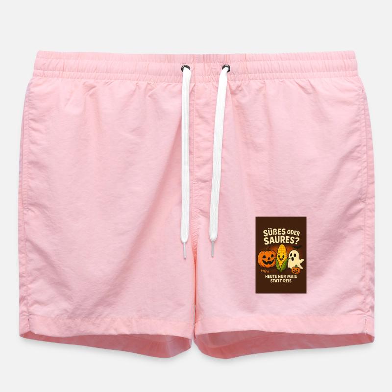 Süßes oder Saures Halloween Spaß - Badeshorts - Pink