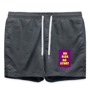 No Risk No Story – Live bravely, be real - Swim Trunks -  - Front