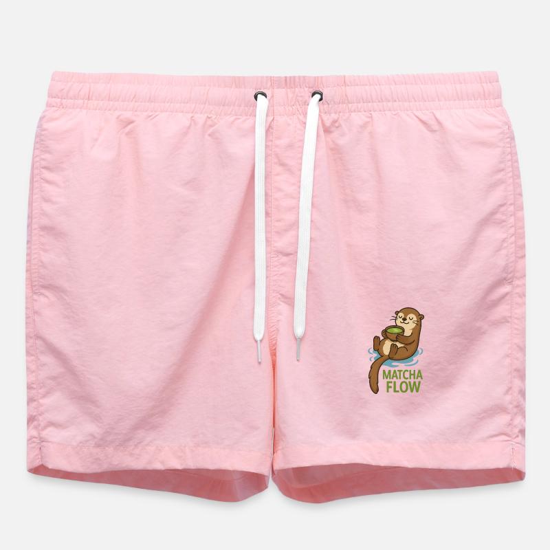 Matcha Flow Otter - Short de bain - rose