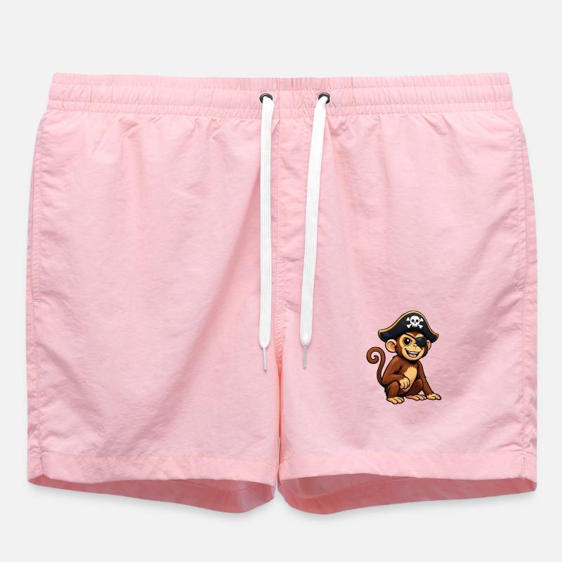 Pirate Singe - Short de bain - rose
