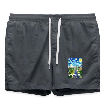 Cotonou Street Starry Sky - Swim Trunks -  - Front