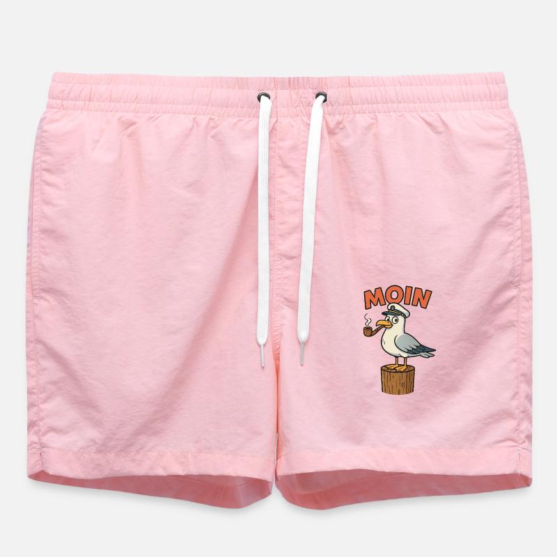 Moin Möwe - Badeshorts - Pink