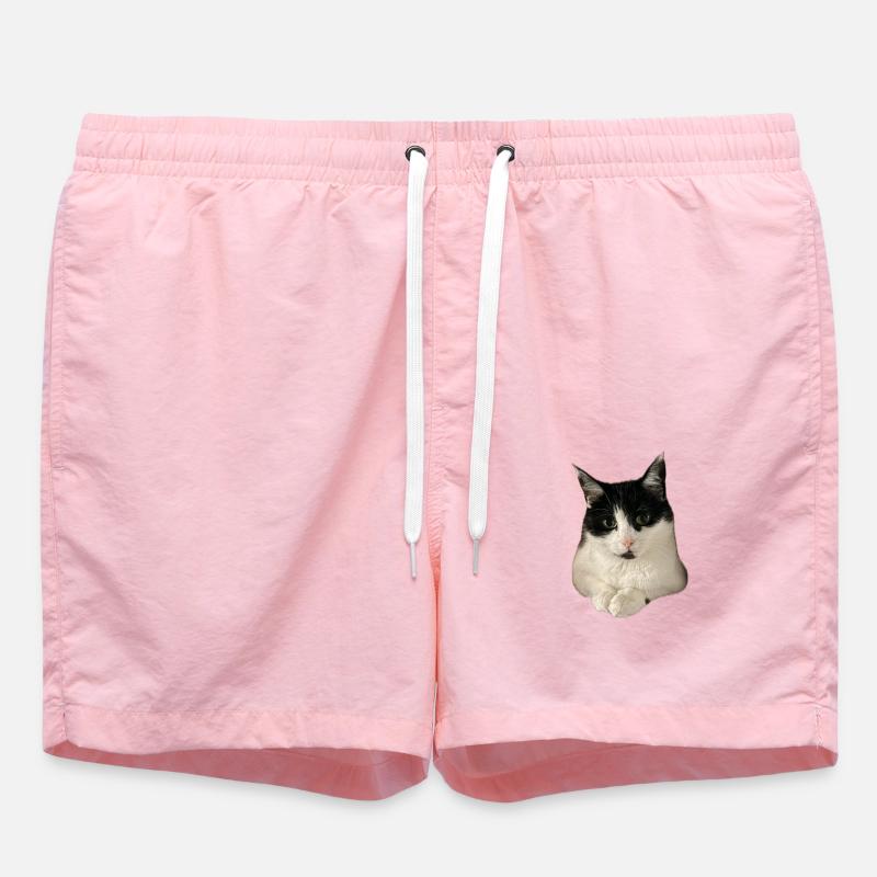 chat chat super mignon - Short de bain - rose