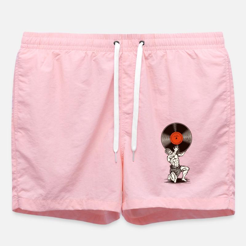 statue vinyle - Short de bain - rose