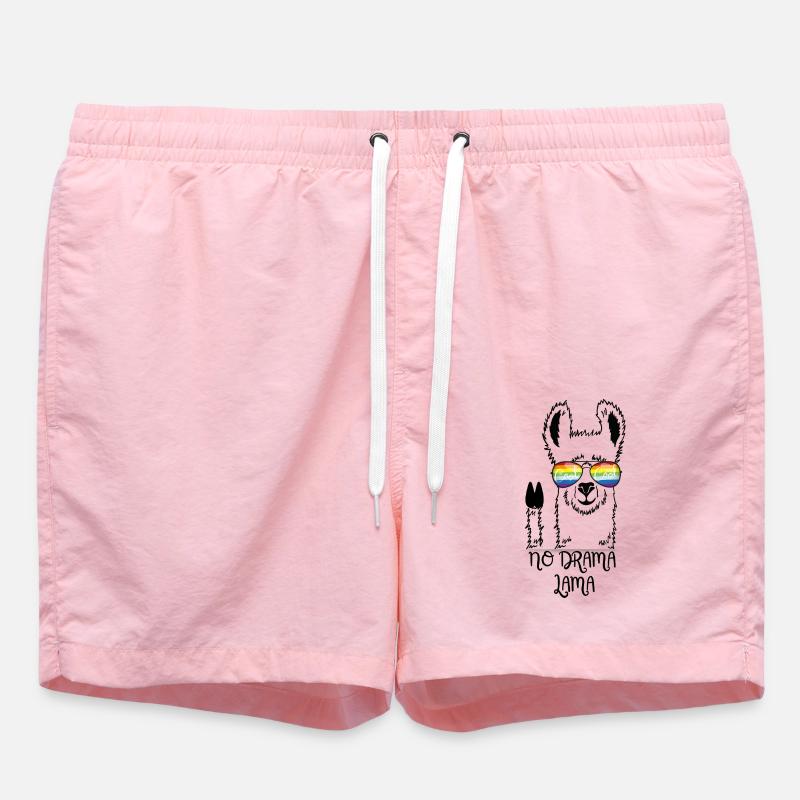 Pas de drame Lama - Short de bain - rose