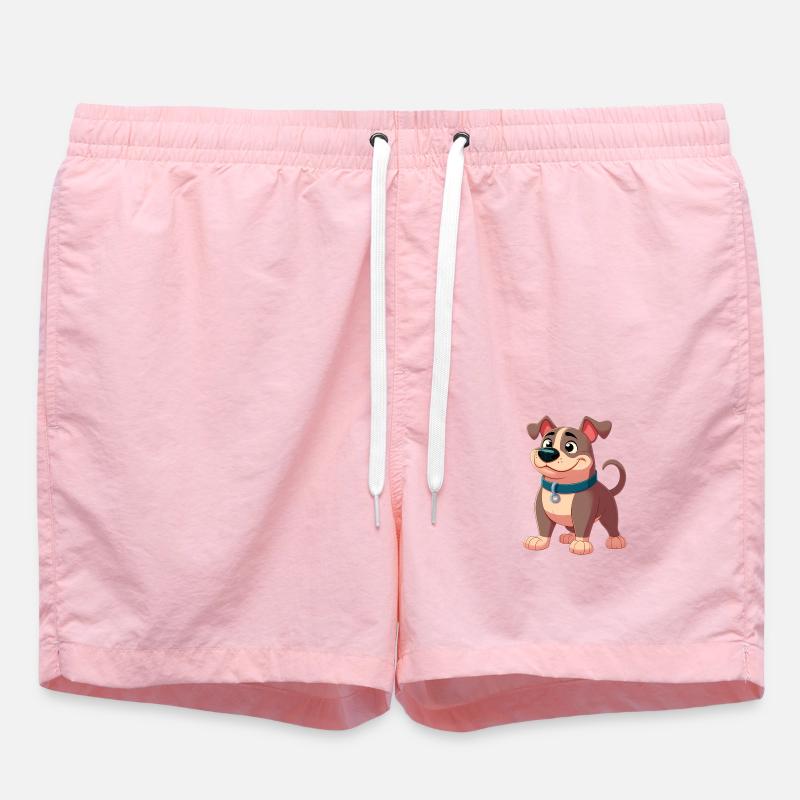 Pitbull 4 - Swim Trunks - pink