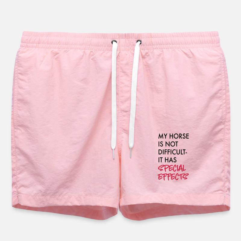 Cheval - Short de bain - rose