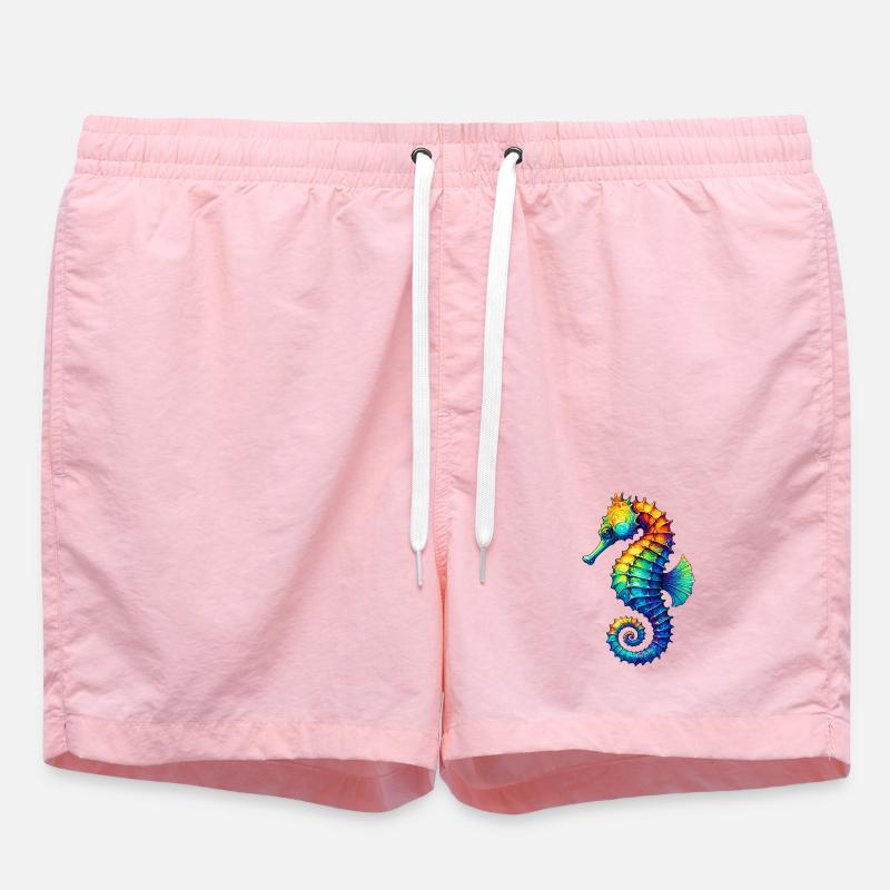 Hippocampe - Short de bain - rose
