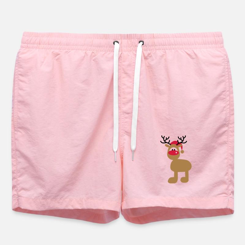 Weihnachten - Badeshorts - Pink