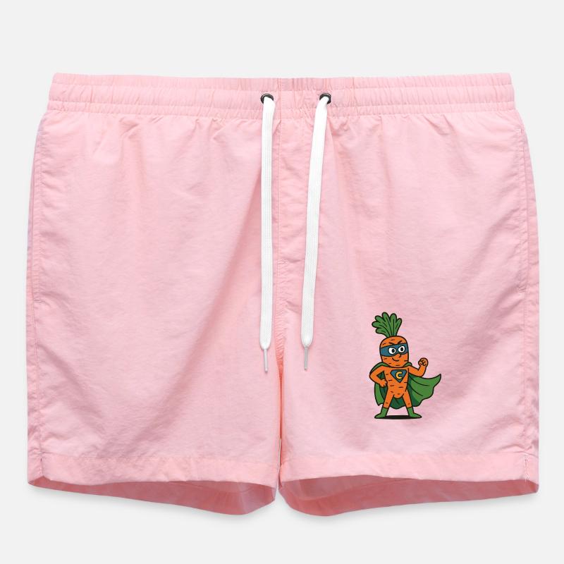 Le capitaine Carrot à la rescousse - Short de bain - rose