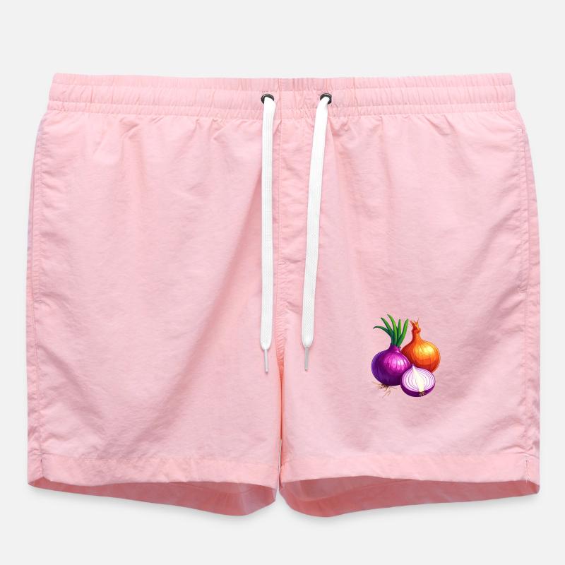 Oignons - Short de bain - rose