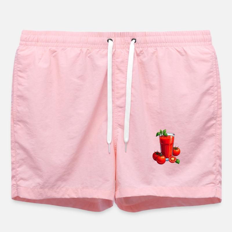 Jus de tomate - Short de bain - rose