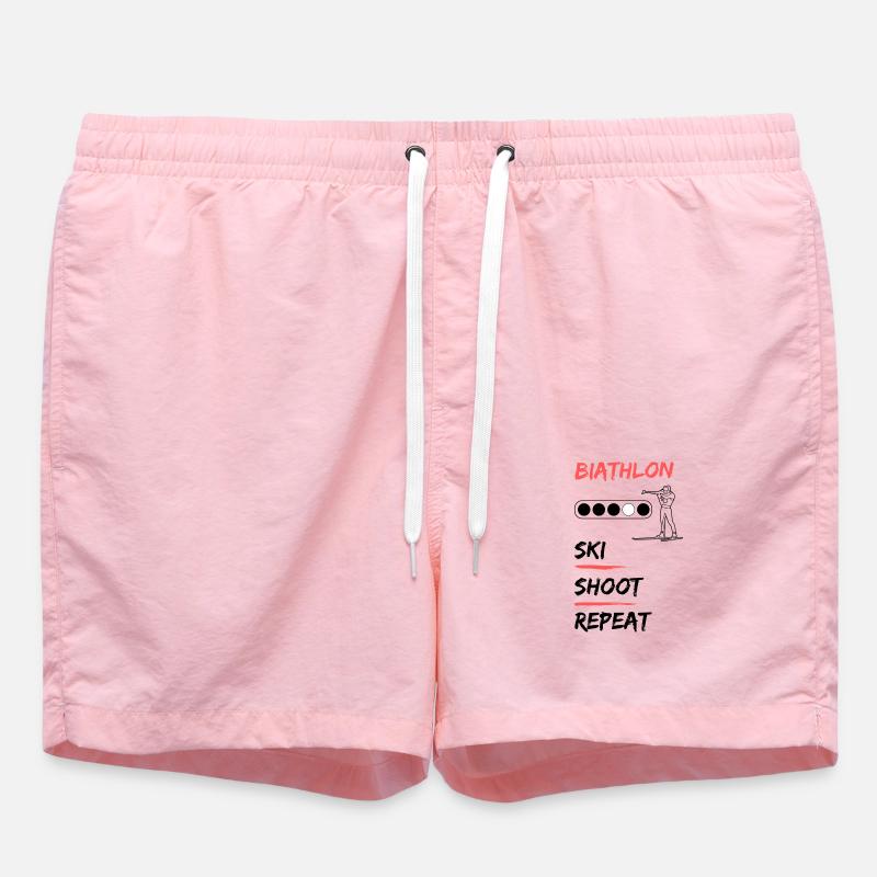 Biathlon - Ski Shoot Repeat - Short de bain - rose