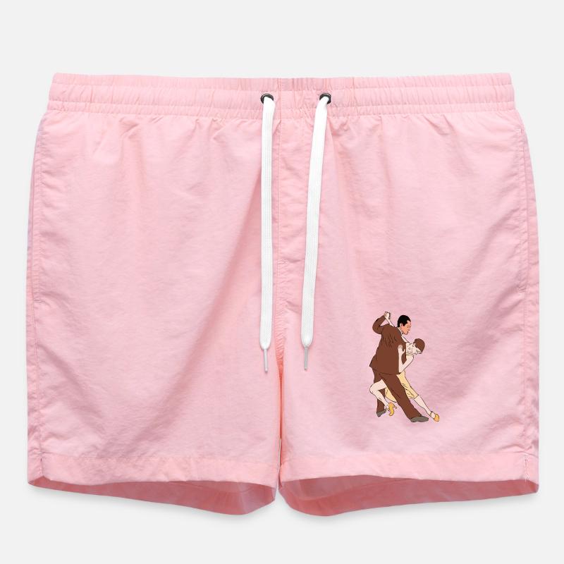 Tango Duo im Silhouette-Stil - Badeshorts - Pink