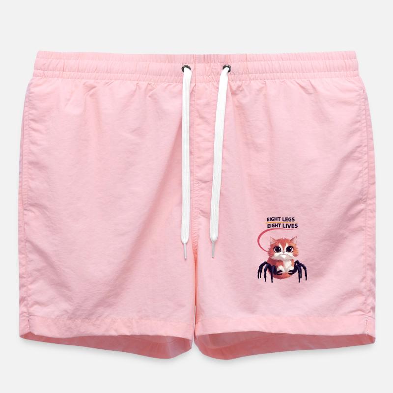 Chat araignées mignonnes - Short de bain - rose