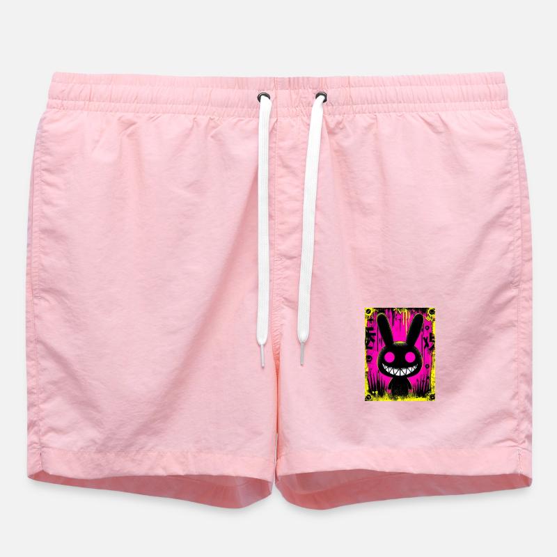 Lapin Noir Électro - Short de bain - rose