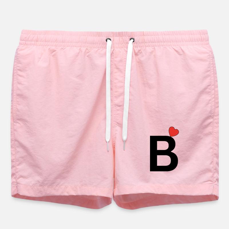 b - Swim Trunks - pink