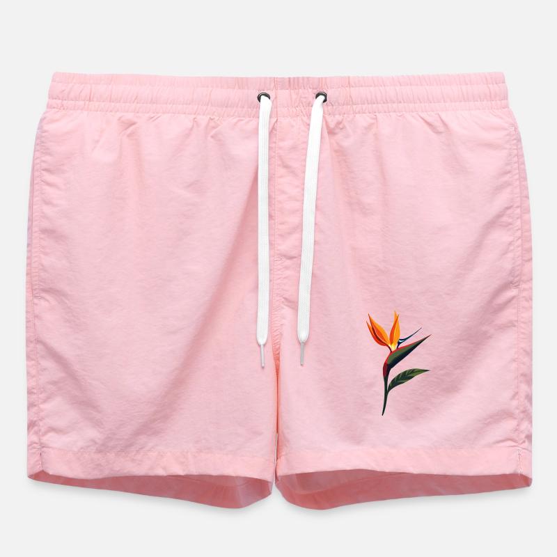 Paradiesvogelblume  - Badeshorts - Pink