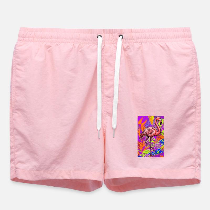 Flamant - Short de bain - rose