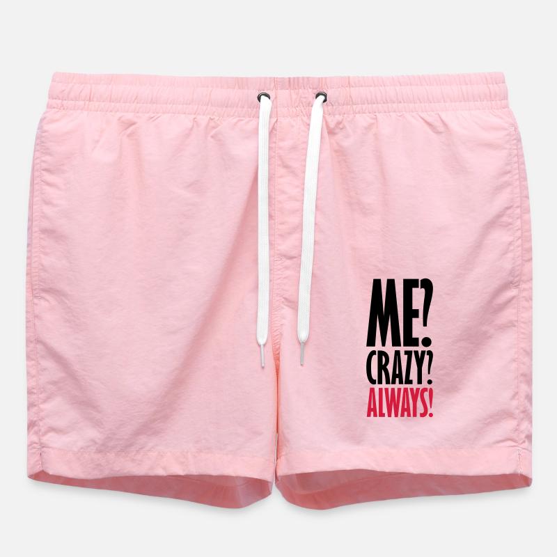 Me Crazy Always - Badeshorts - Pink