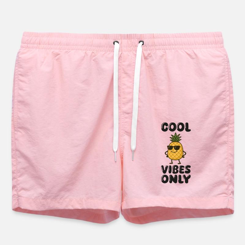 Bande dessinée ananas - Short de bain - rose