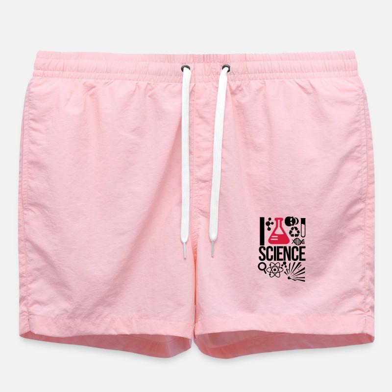 science - Swim Trunks - pink