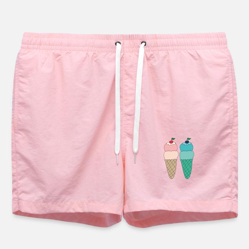 Ice variations 2 times - Swim Trunks - pink