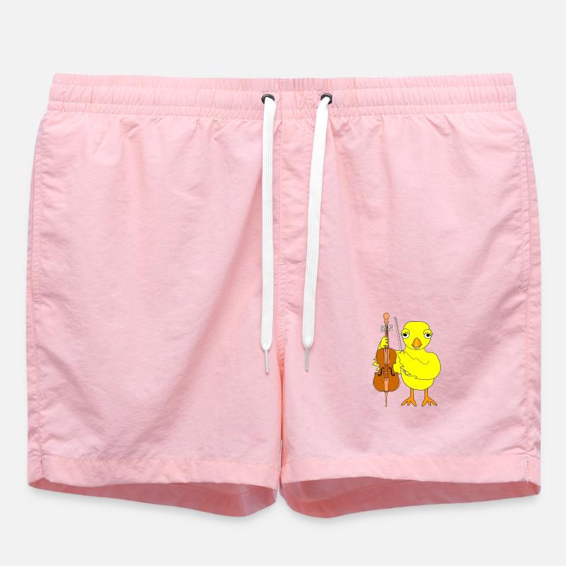 Violoncelle Poussin - Short de bain - rose